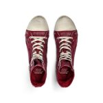 Men’s Paris Ultra Flat High Top Sneaker  in Red - Image 6